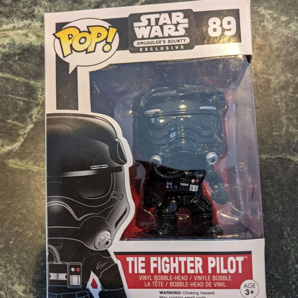 Star Wars Funko Pop! Vinyl - Tie Fighter Pilot Bobble Head 89 - EUC